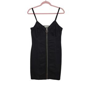 Punk Goth Moto Biker Mini Jean Dress